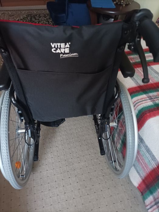 Nowy wózek inwalidzki szerokość 58 cm