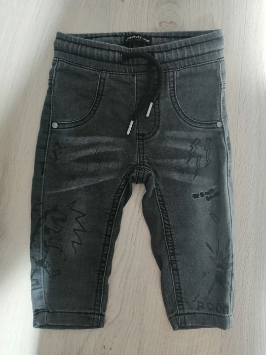 Spodnie jeansowe z gumką unisex rozm. 74
