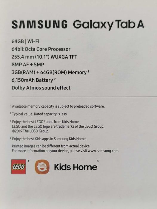 Tablet Samsung Galaxy Tab A
