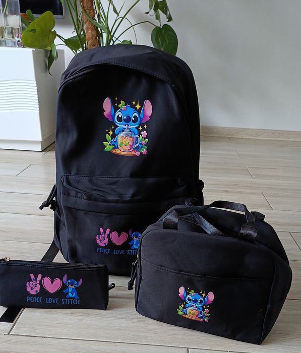 Plecak szkolny Stitch - zestaw