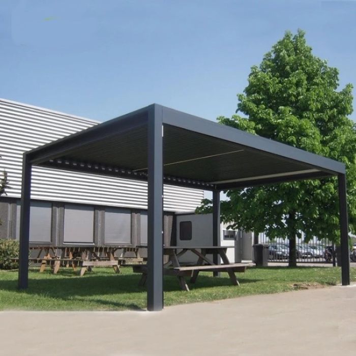 Altana aluminiowa , pergola , 6x4 , bardzo stabilna , elektryczna ,led