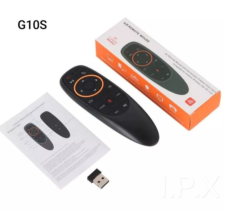 Пульт з гіроскопом та голосовим пошуком G10s(G10S Pro з підсвічування)