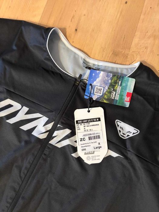 Koszulka rowerowa Dynafit Ride Light Full Zip Shirt - black out
