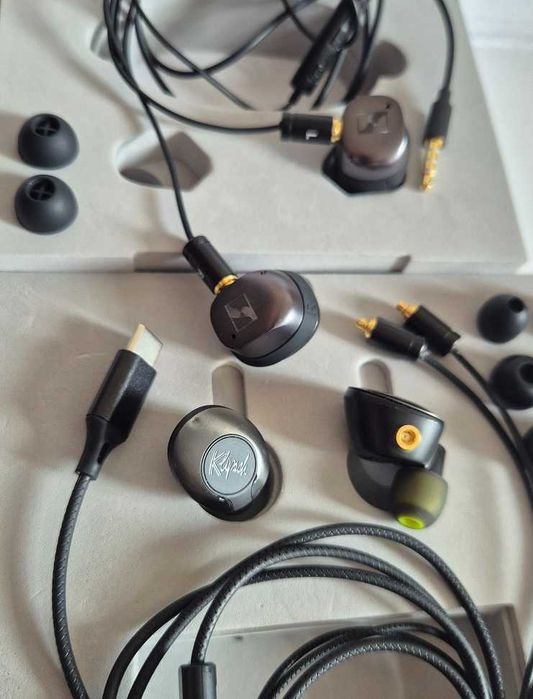 Słuchawki Klipsch T5 II i Sennheiser TWS3 mmcx zestaw