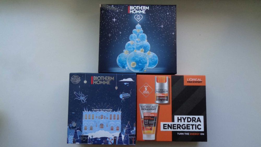 Подарунковий набір для Чоловіків:LOREAL MEN EXPERT, Biotherm Homme.