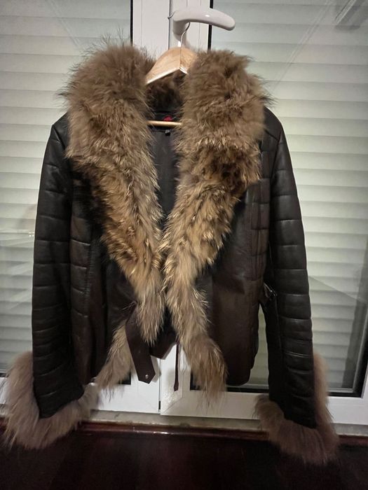 Fur jacket casaco