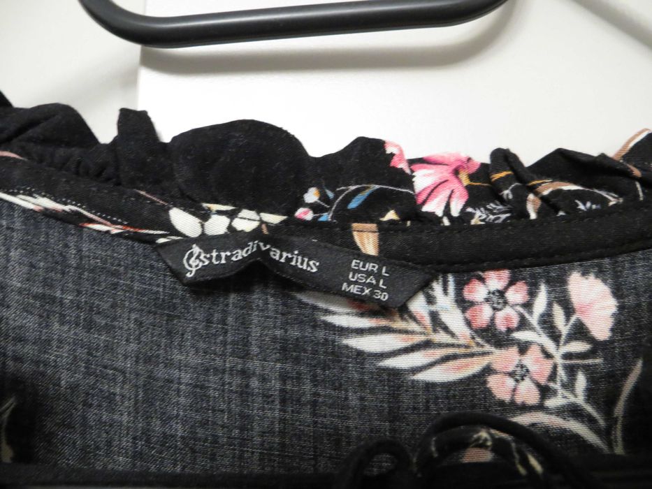 Sukienka maxi Stradivarius L kwiatowy wzór długa