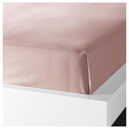 Нове запаковане простирадло світло рожеве 150х260 ікеа