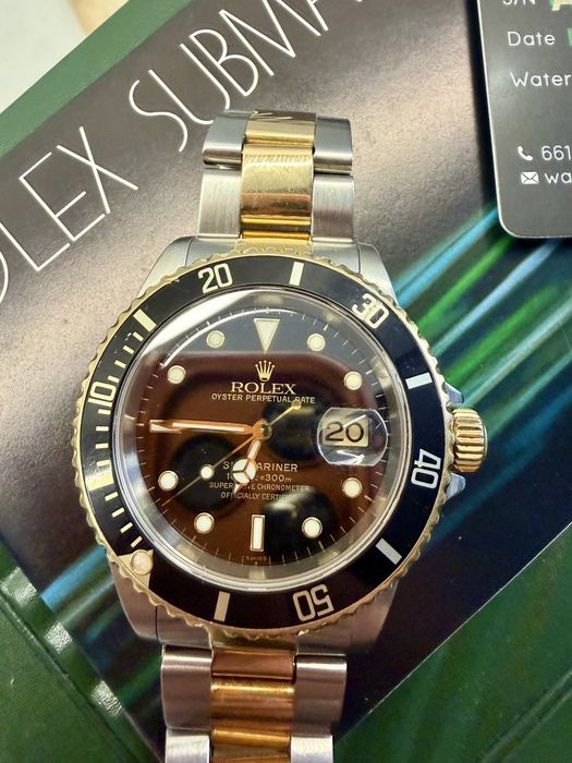 ROLEX SUBMARINER DATE 16613 – 18K GOLD / STEEL – Certyfikat  na Gearancji