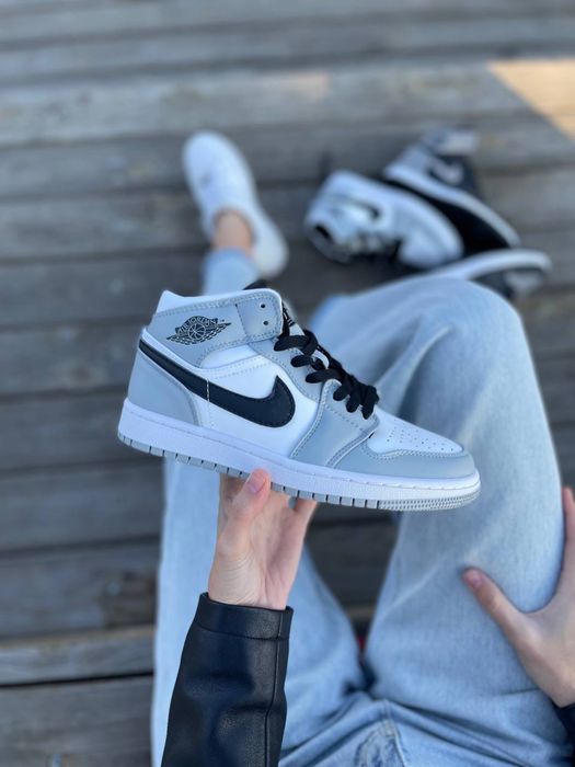 Buty Nike Air Jordan 1 Mid Smoke Grey 36-45 unisex trampki