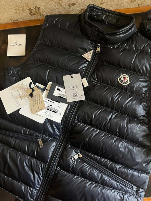 Kamizelka Moncler Gui Gilet/Vest Night Blue