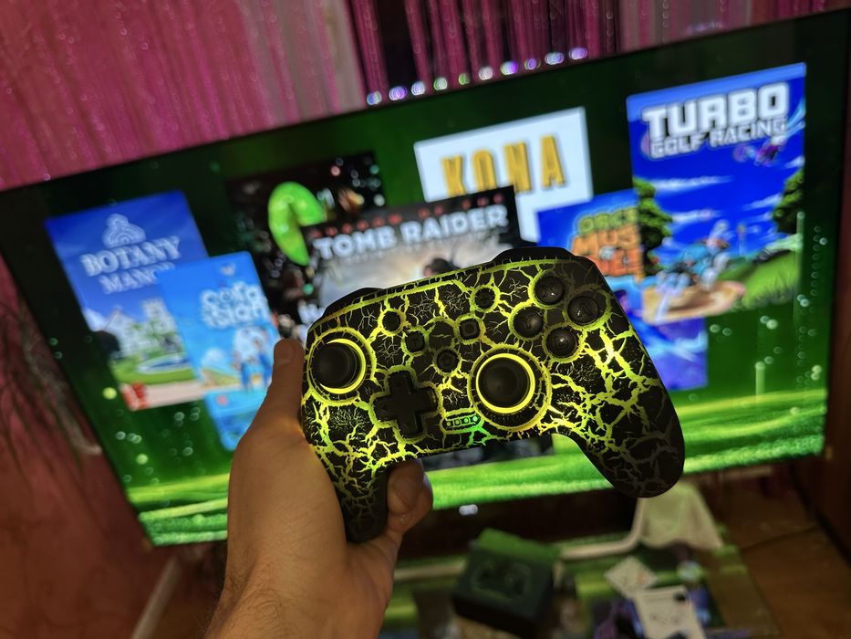 Бездротовий геймпад, беспроводной джойстик с USB з підсвіткою RGB