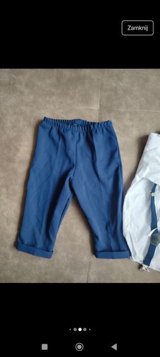 Okazja ! Strój wizytowy dla chłopca na roczek lub uroczystość rozmiar