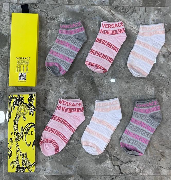 Nowe skarpety damskie zapachowe 6 par kolorowe prezent pudełko 36-39 v