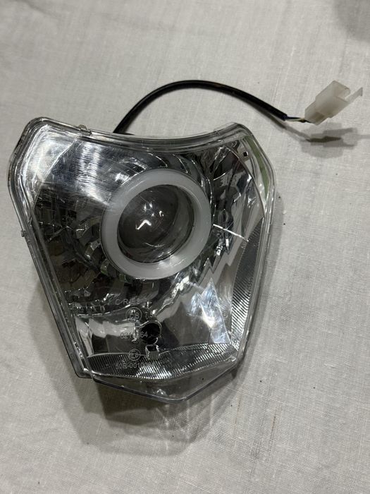 Farol Frontal para KTM com Anel DRL LED