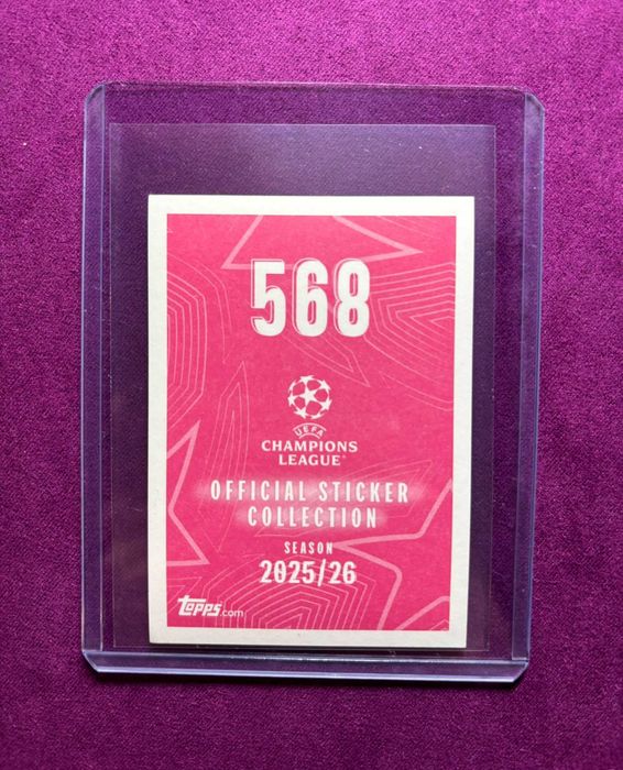 Cromo Lionel Messi Topps Champions League 2026 Energy Legend