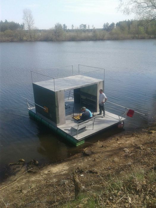 Продам разборной плот. Понтон. Причал.