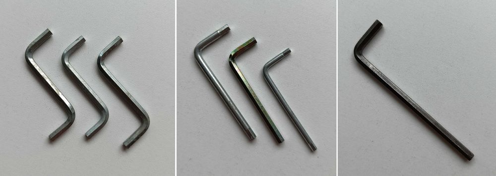 Набор ключей шестигранников 16шт (новый)