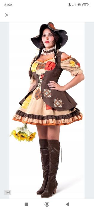 Halloween strój strachu na wróble