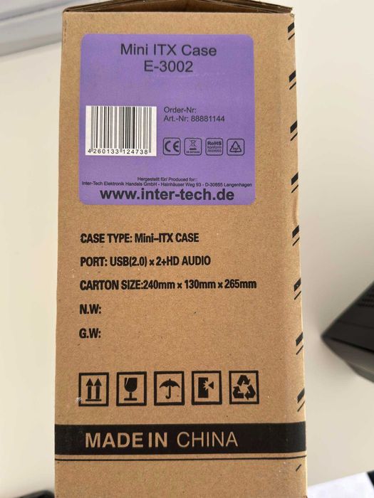Obudowa Mini-ITX Inter-tech E-3002