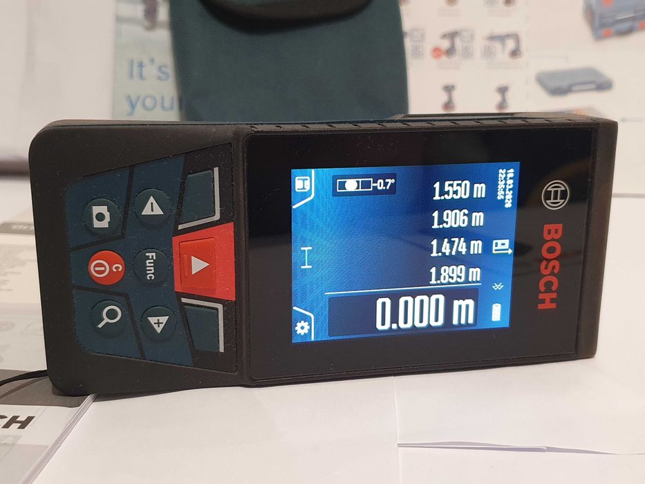 BOSCH GLM 120C dalmierz laserowy z kamerą Nowy 120m Bluetooth