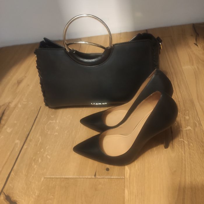 Buty,szpilki, torebka Kazar