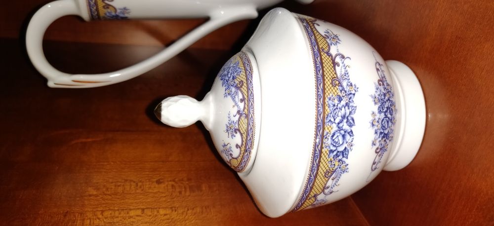 Serviço de café Limoges, Azul/ouro