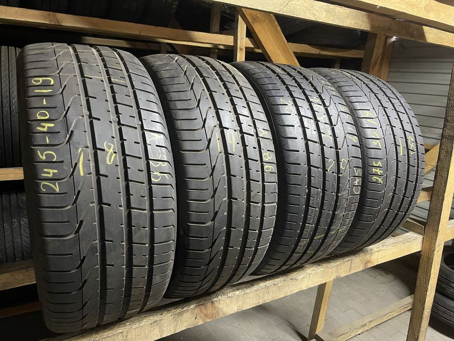 Шини літо 245/40R19 + 275/35R19 Pirelli Pzero різно широкі 4шт
