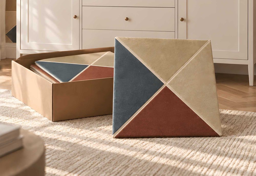 12Pack Panele akustyczne, samoprzylepne panele dźwiękochłonne na ściany, stylowe, dekoracyjne