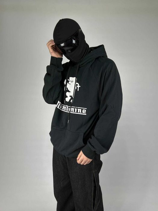 Худі Number (N)ine lion black чорна худи черная кофта skinny