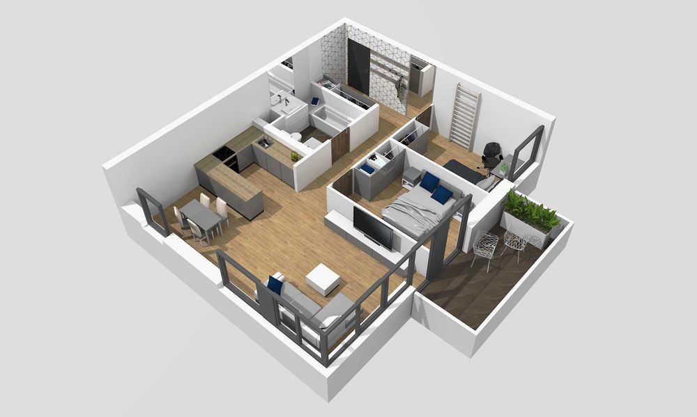 Mieszkanie 3-pokojowe 65 m2, GRATIS kom. lok.