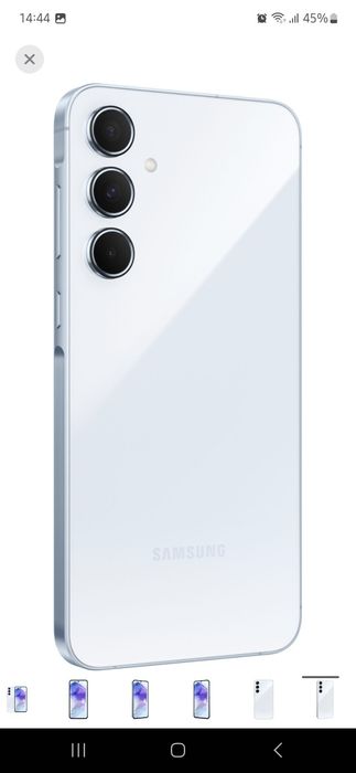 Samsung A55 холодный голубой