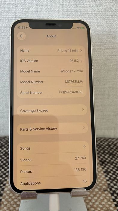 iPhone 12 mini, neverlock, 128 Gb, white + case powerbank