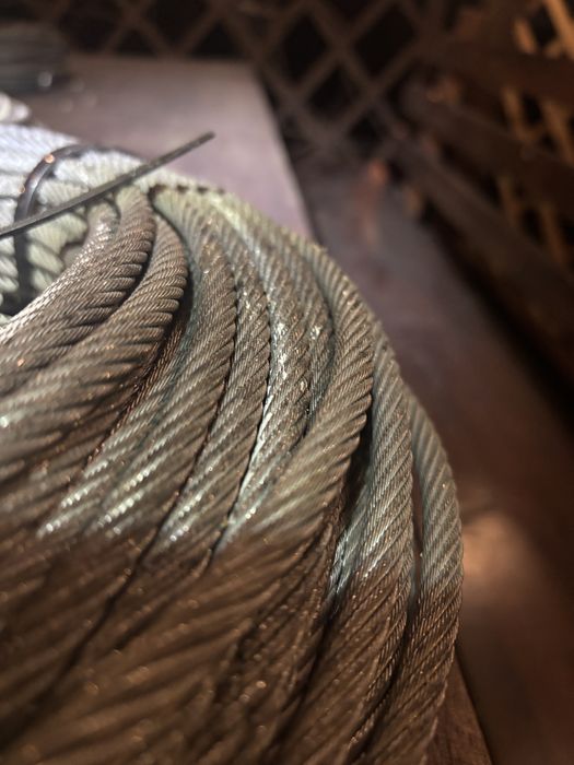 Lina stalowa 6 mm używana od windy