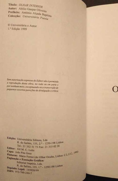 Abílio Oliveira - Olhar interior