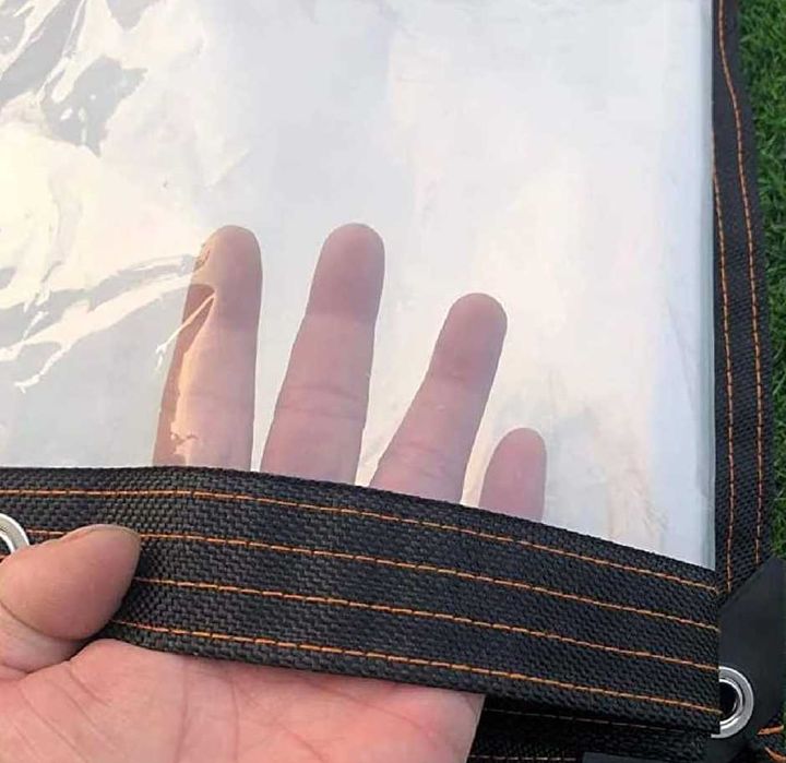 FOLIA Przeźroczysta PLANDEKA Bezbarwna Na ALTANĘ Taras 2x3m Rozmiary