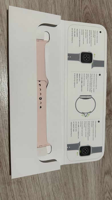 Oryginalny pasek Apple Watch 45 mm  Pink Sport Band M/L 42/44/45/49