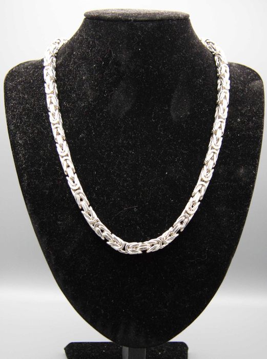 Łańcuch królewski srebro 925 159,65 gram.