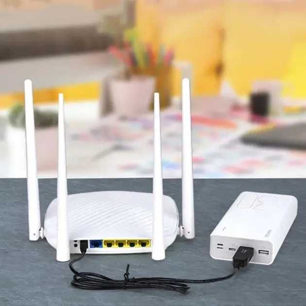 кабель для роутера питания от павербанка usb -Dc 12 v