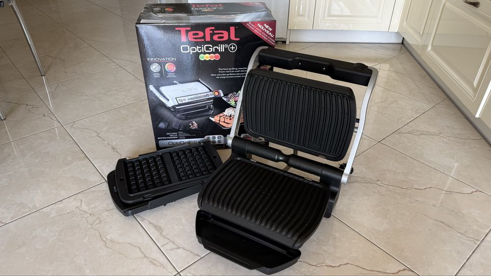 Гриль-барбекю електричний Tefal OptiGrill+