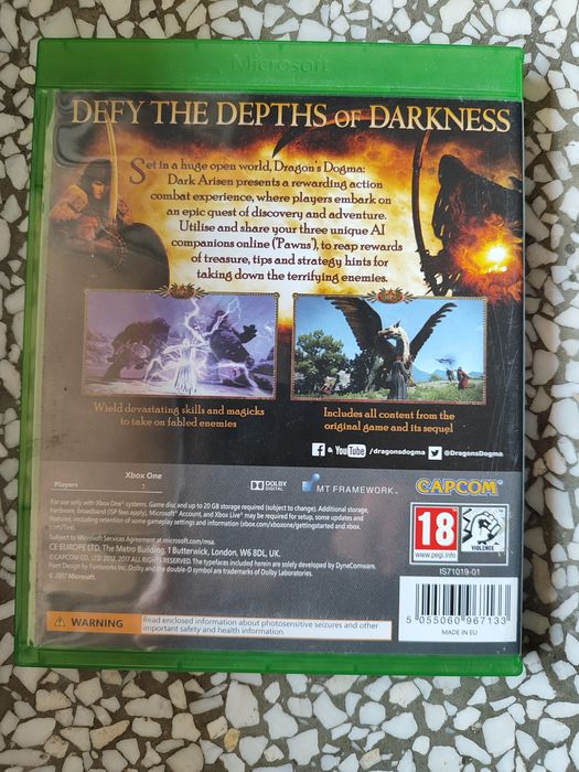 Dragon's Dogma Dark Arisen Xbox one Series X