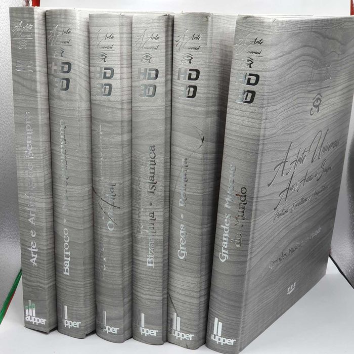 História Da Humanidade - A Arte Universal (5Volumes+4xDVD) - Ref. PAR7, VS-VI