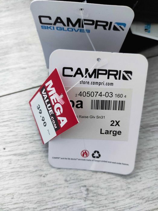 Перчатки мужские новые Campri , очень теплые, XL