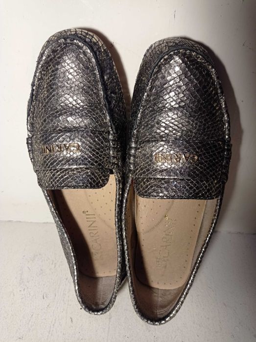 mokasyny skórzane Carinii