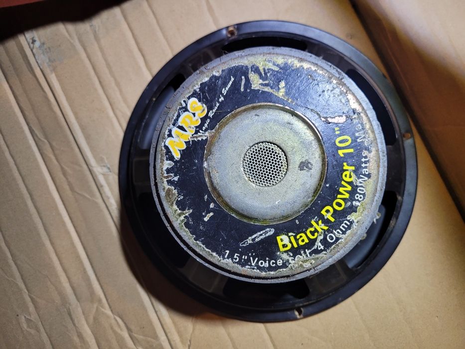 Głośnik 25cm MRS 180Wat (głośnik basowy, tuba, subwoofer)