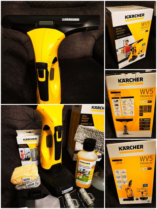 Karcher WV5 PREMIUM + 2 PADY + PLYN 500ml Mega stan