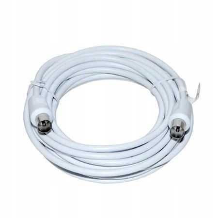 Kabel Antenowy Długi 10m 2x wtyk męski