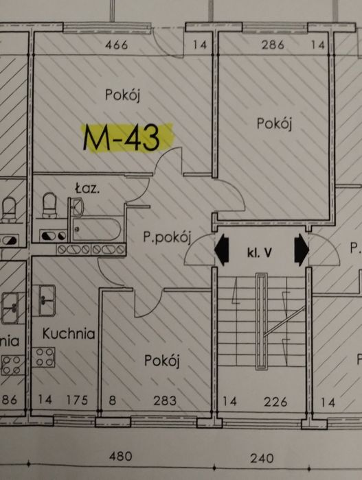 mieszkanie 57 m2 Pionki