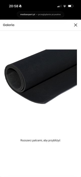 Mata pod sprzęt fitness S_LINE M6 (70 x 165 cm)