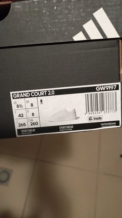 Sapatilhas Adidas NOVAS cloudfoam Grand Court